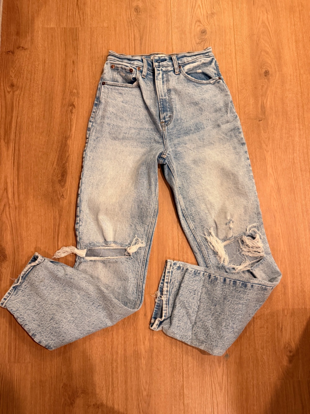 Abercrombie & Fitch The 90’s straight ultra high rise